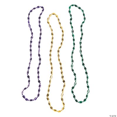 Square Mardi Gras Beads