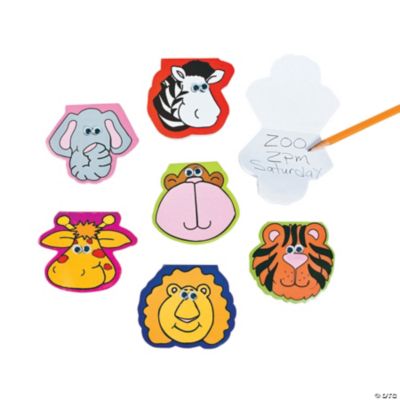 Zoo Animal-Shaped Notepads With Wiggle Eyes