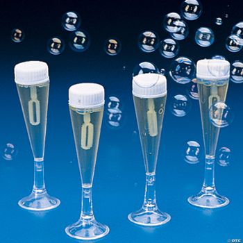 Champagne Glass Bubble Bottles