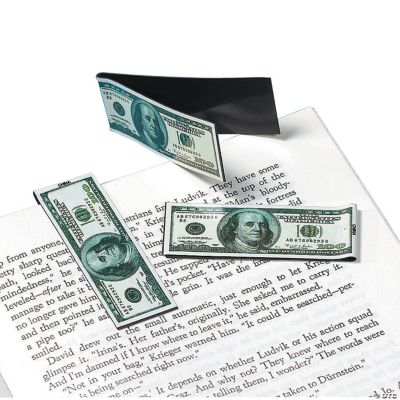 $100 Bill Bookmark Magnets