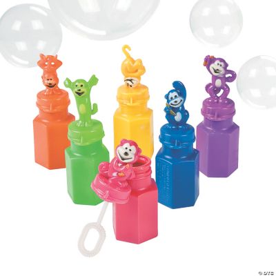 Neon Monkey Bubble Bottles