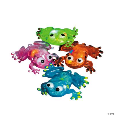 Flashing Squishy Frogs With Beads