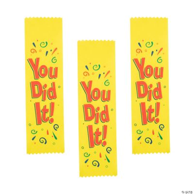 “You Did It!” Ribbons