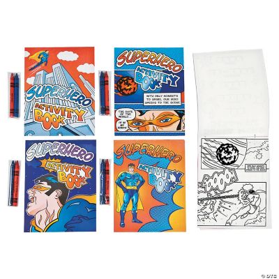 Superhero Coloring And Activity Books - Oriental Trading - Discontinued