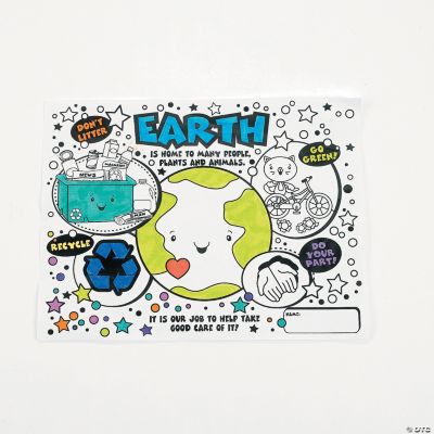Save The Earth Coloring Contest Sheets