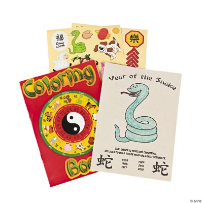 24 Chinese New Year Activity Books With Stickers