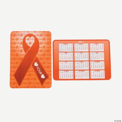 “2011” Red Ribbon Wallet Card Calendars