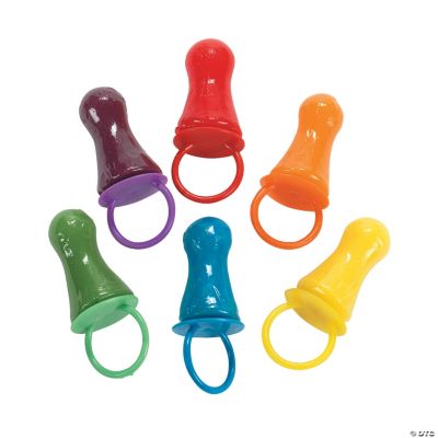 Bright Pacifier Ring Suckers