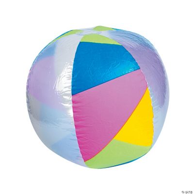 Bright Geometric Pattern Beach Ball