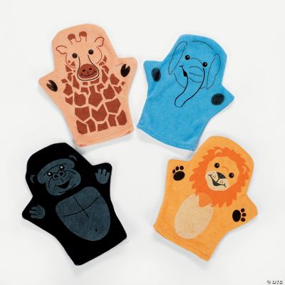 Zoo Printed Bath Hand Puppet