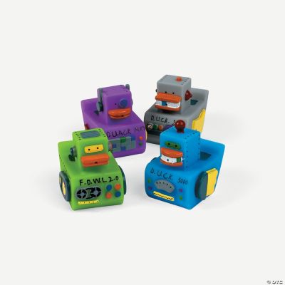 12 Robot Rubber Duckies