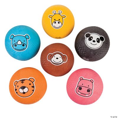 Animal Face Playground Balls