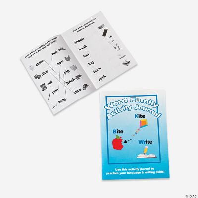 12 “Word Family” Activity Journals