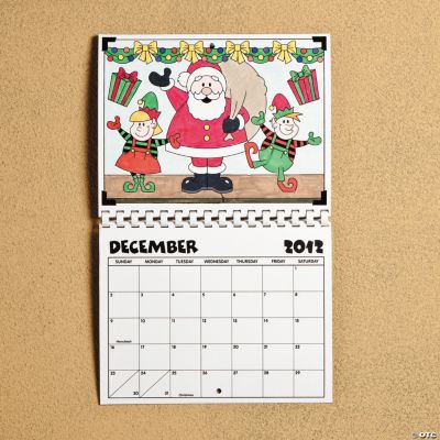 Color Your Own 2012 Calendar