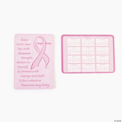 2012 Pink Ribbon Wallet Cards