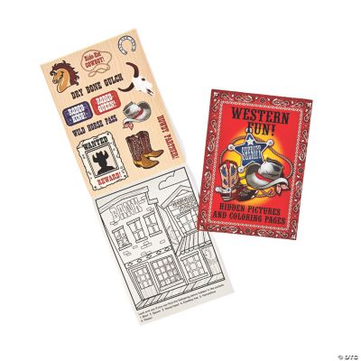 Western Picture Find Activity Books