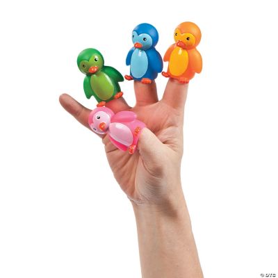 Bright Penguin Finger Puppets