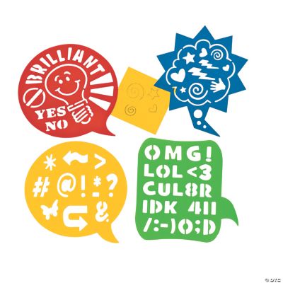 Thought Bubble Stencils