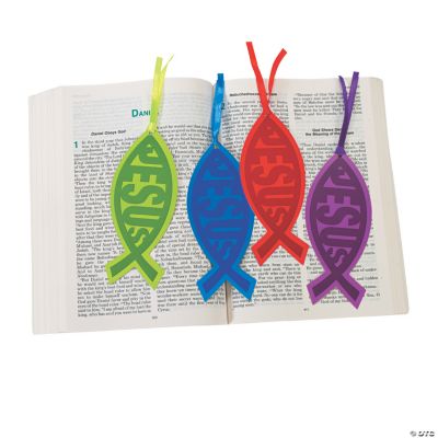 “Jesus” Fish-Shaped Die Cut Bookmarks