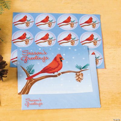 “Season's Greetings” Cardinal Cards