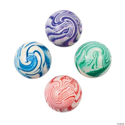Bright Marble Bouncing Balls