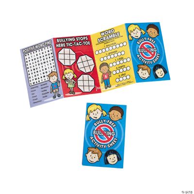 Anti-Bullying Fold-Up Activity Books