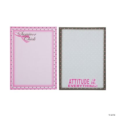 Sassy Pink Ribbon Notepads