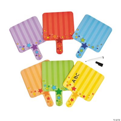 Double-Sided Dry Erase Paddles