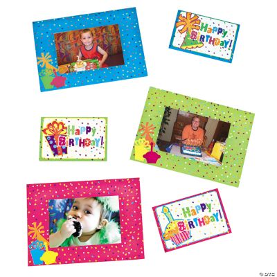 “Happy Birthday!” Magnetic Photo Frames
