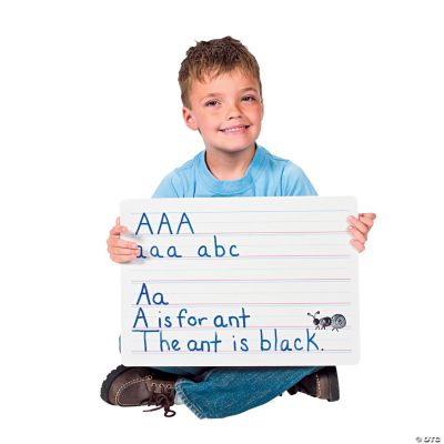 12 Double-Sided Lined Dry Erase Boards