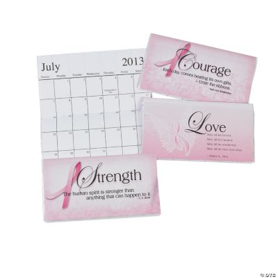 2013 - 2014 Pink Ribbon Pocket Planners