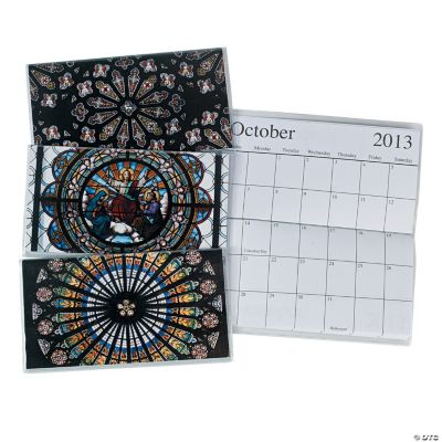 2013 - 2014 Stained Glass Pocket Planners