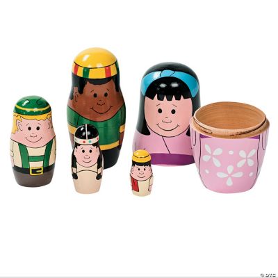 Around The World Nesting Dolls
