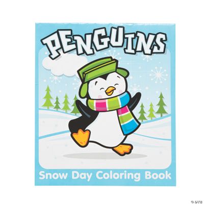 Penguin Coloring Books With Winter Story