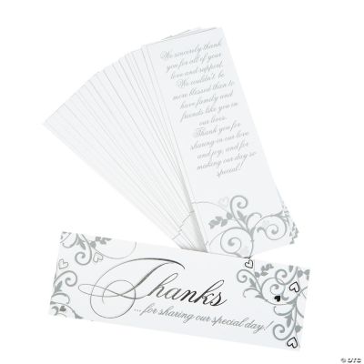 Wedding Appreciation Cards