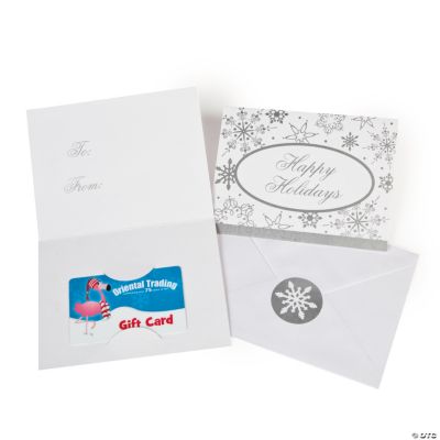 Snowflake Gift Card Holders