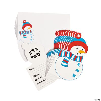 Snowman Invitations