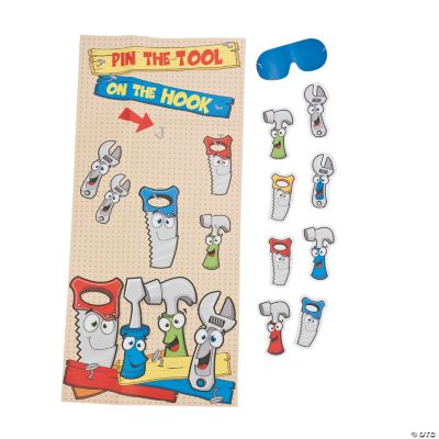 Pin The Tool On The Hook Game