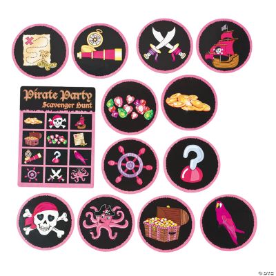 Pink Pirate Scavenger Hunt Game