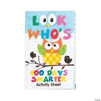 “100 Days Smarter” Fold-Up Activity Sheet