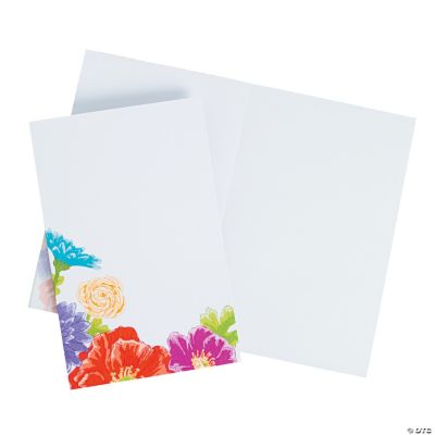 Bright Floral Wedding Programs