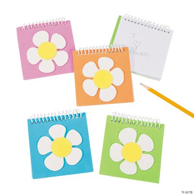 Flower Spiral Notepads