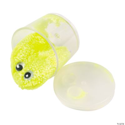 Glow-In-The-Dark Foam Putty With Eyes