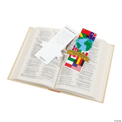 Around The World Flower Seed Bookmarks