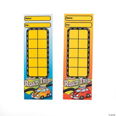 “Reading Road Trip” Goal Bookmarks