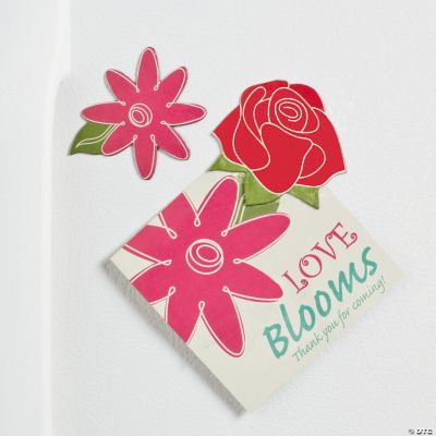 “Love Blooms” Cards With Flower Magnet