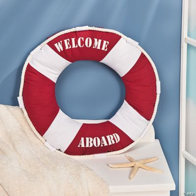 Round Nautical Pillow