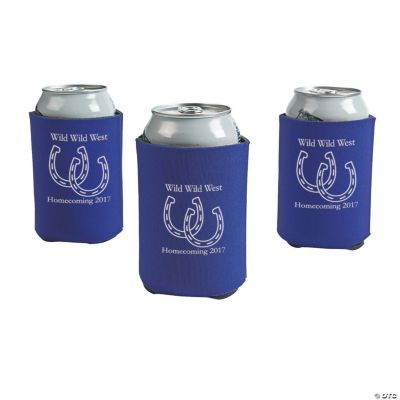 Purple Personalized Horseshoe Can Covers