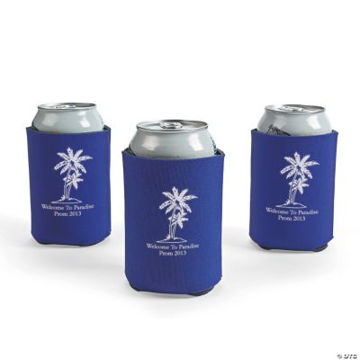 Personalized Purple Luau Can Covers