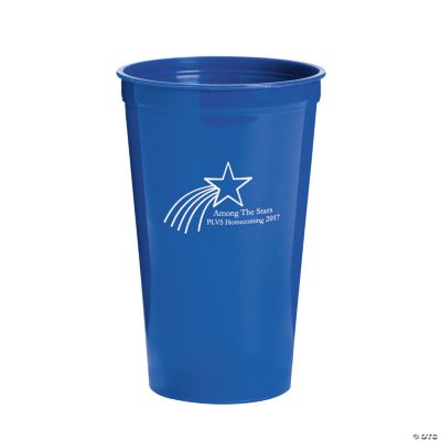 Personalized Blue Shooting Star Tumblers